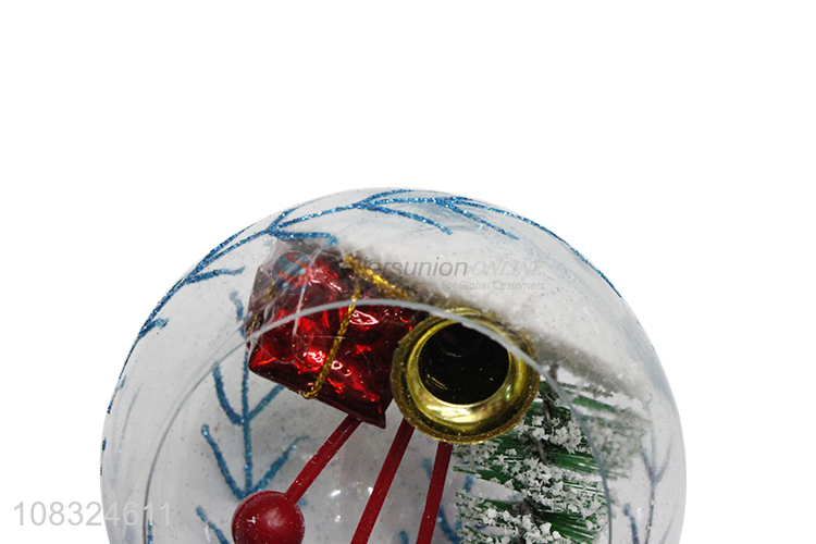 High quality clear led Christmas ball ornament for holiday gift