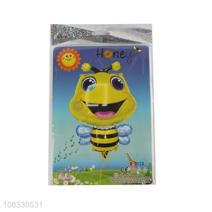 Online wholesale cute been shape kids cartoon foil balloon