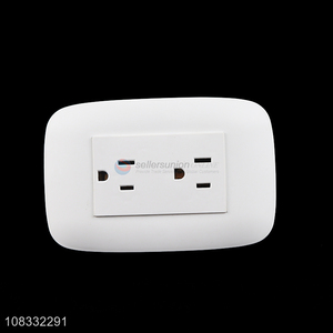 China imports US standard 3-hole 2 outlets wall socket panel