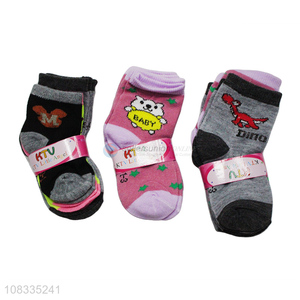 Factory wholesale soft cotton baby socks with cheap price