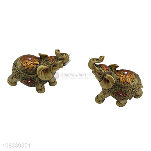 Good Quality Fashion Resin Elephant Figurine Decorative Crafts