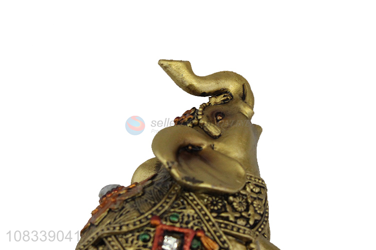 Wholesale Fashion Resin Crafts Cute Elephant Figurine