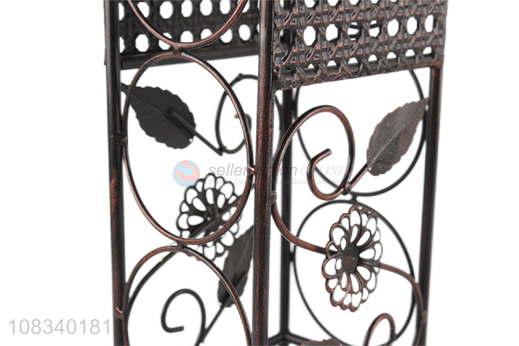 China market retro wine holder iron art wine bottle rack