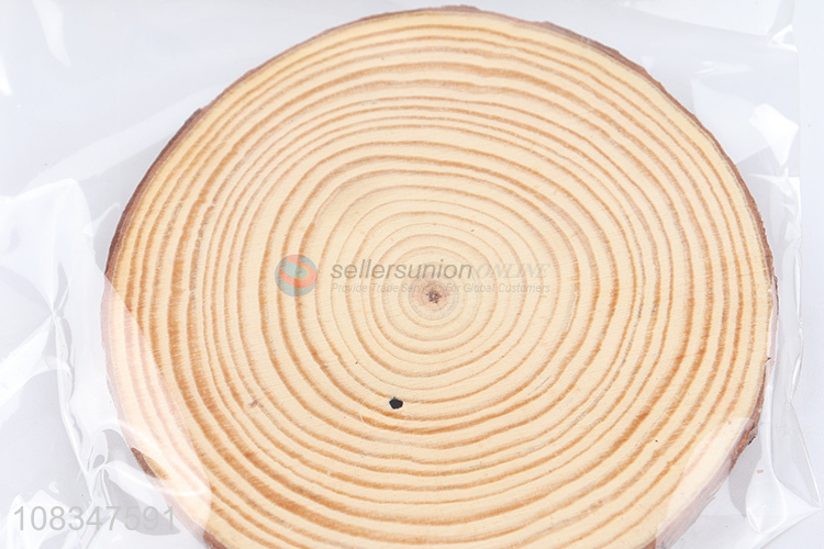 Yiwu factory wood slices wooden crafts with cheap price