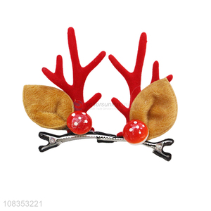 New Design Elk Antler Hair Clip Christmas Hair Accessories