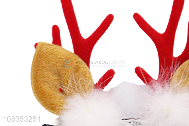 Creative Design Elk Antler Design Hair Clip For Christmas Decoration