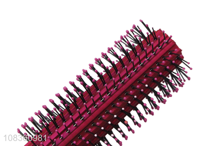 Hot products round plastic women long hair comb hair brush