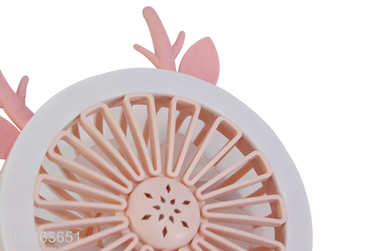 China imports cute mini fan portable fan handheld fan with light