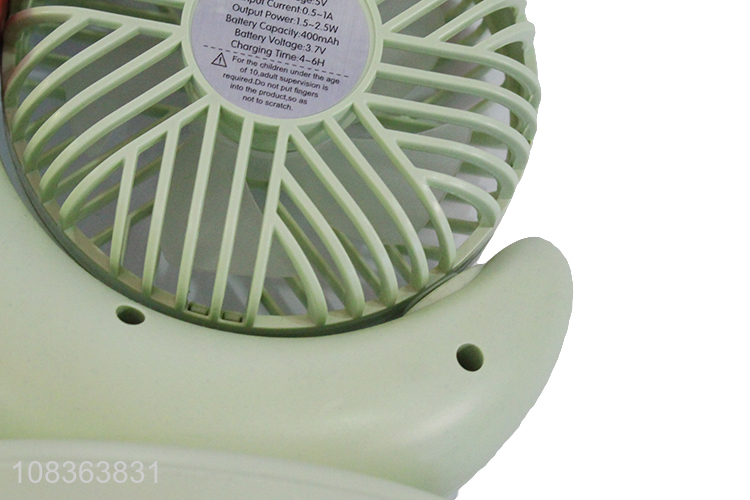 Hot selling rechargeable mini fan creative table fan for kids teens