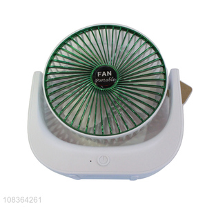 Bottom price fashionable portable usb charging desk fan small fans