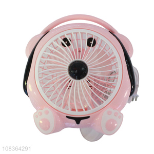 China imports cartoon design electric fan small desk fan for kids