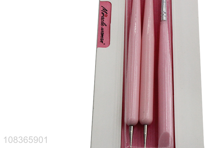 Yiwu Market Wholesale Creative Double Head Nail Pen Set