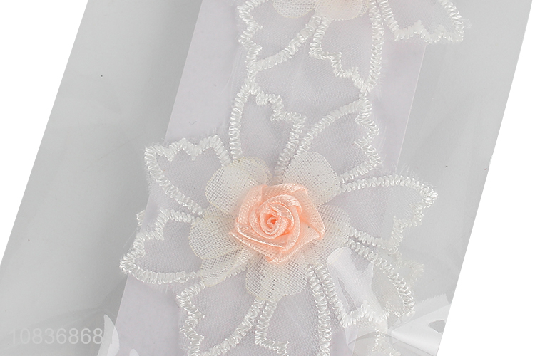 New arrival lace flower headband girls temperament hair band