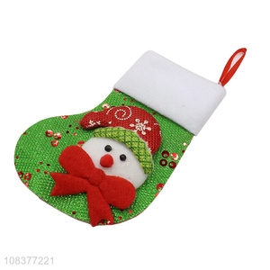 Wholesale from china hanging ornaments christmas socks for decoration