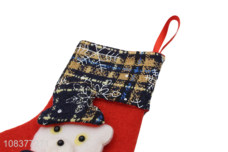 Low price party decoration xmas tree christmas socks