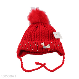 Fashion Infant Earmuffs Hat Winter Hat Knitted Hat