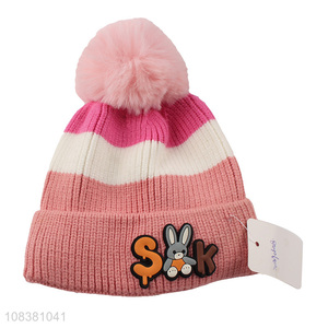 Wholesale Fashion Knitted Hat Winter Beanies For Children