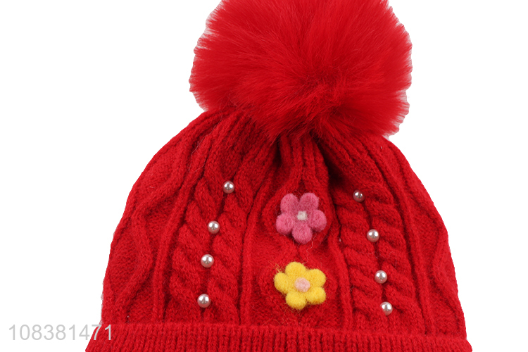 Good Sale Comfortable Earmuffs Hat Knitted Hat For Children