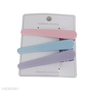 Yiwu direct sale duckbill hair clips girls fashion hairpins