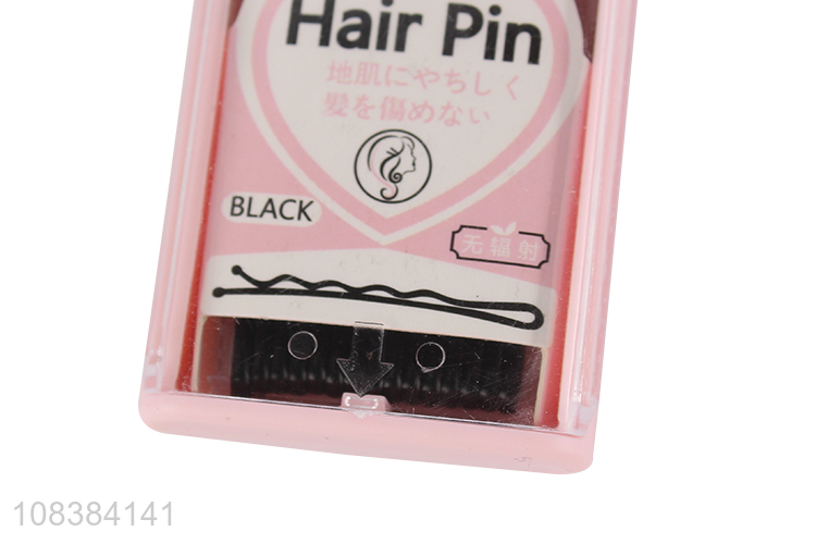 High quality simple hairpins boxed hair clips for sale