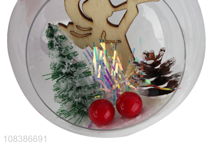 Factory supply plastic christmas ball festival party ornaments