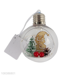 Good quality plastic christmas ball christmas tree hanging decoration