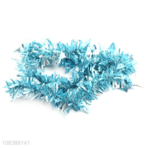 Factory supply hanging tinsel garland Christmas tree decoration supplies