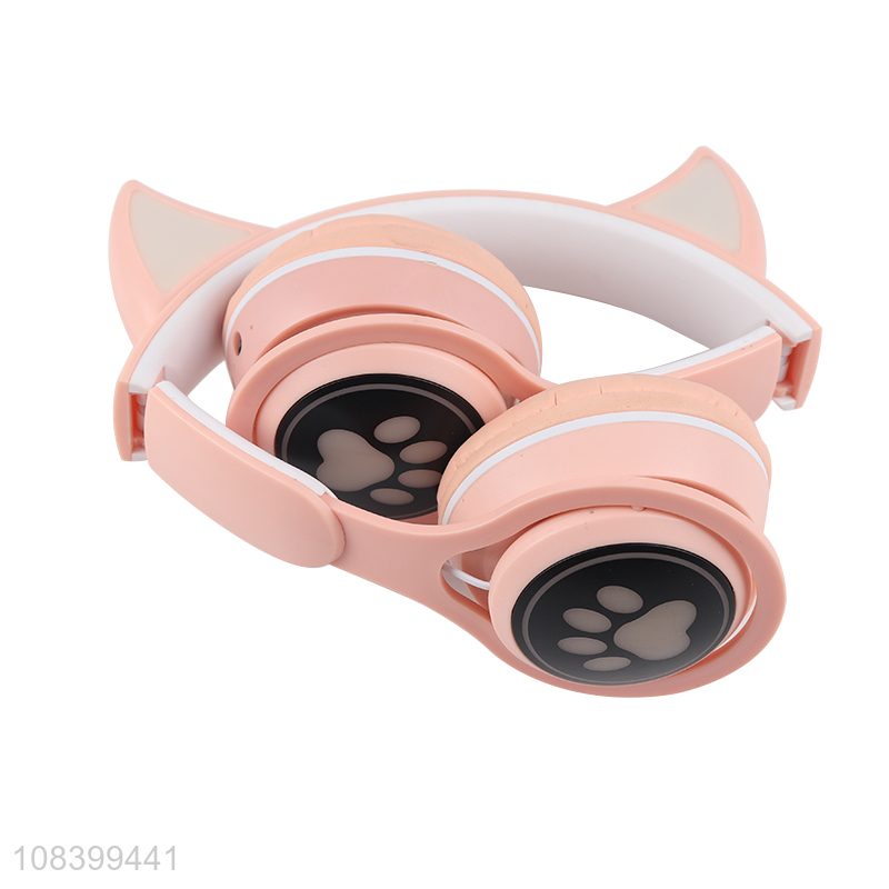 High quality cute wireless music headphones for girls