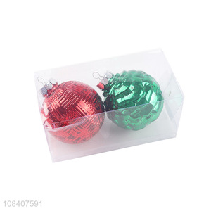 Wholesale price 2pcs christmas balls home party decoration