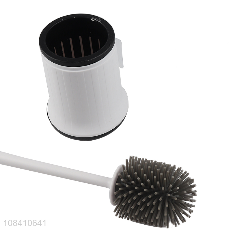 Yiwu wholesale home cleaning brush toilet brush with base