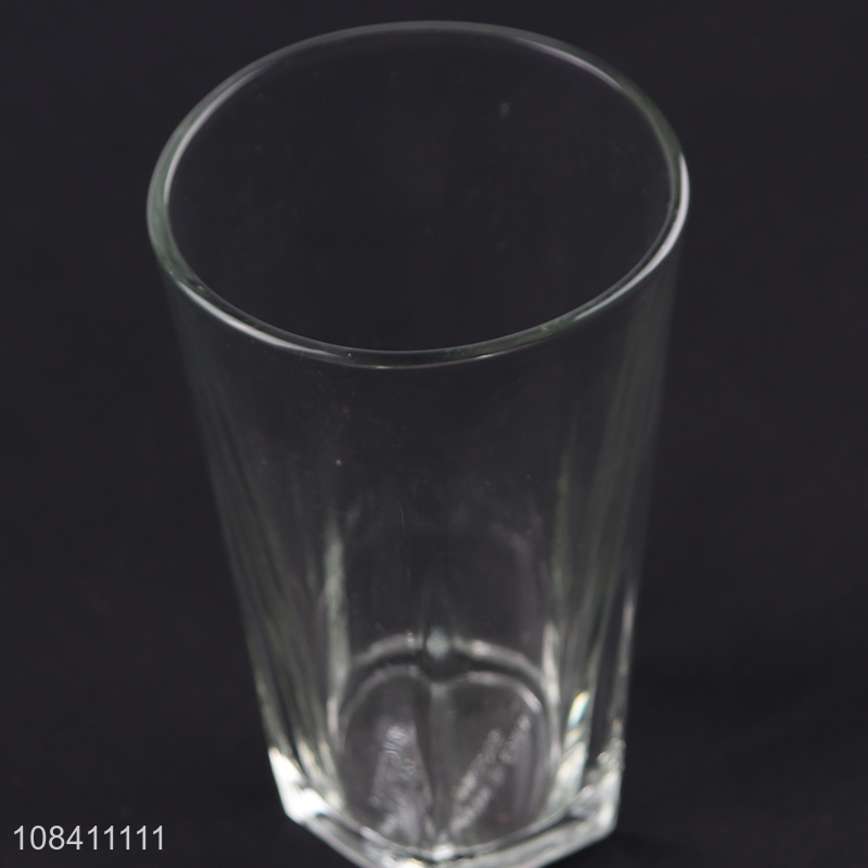 Factory supply transparent tempered glass wine cup beer cup glass water cup