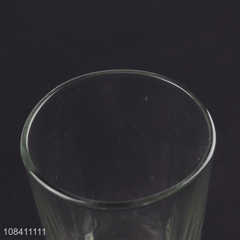 Factory supply transparent tempered glass wine cup beer cup glass water cup