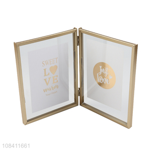 Best quality art home decoration metal photo frame wholesale