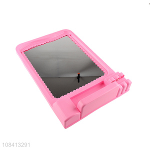 Factory wholesale tabletop standing girls makeup mirror