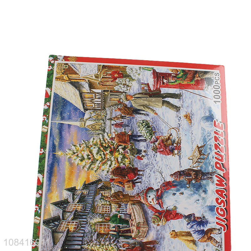 Yiwu market christmas jigsaw puzzles kids educational toys