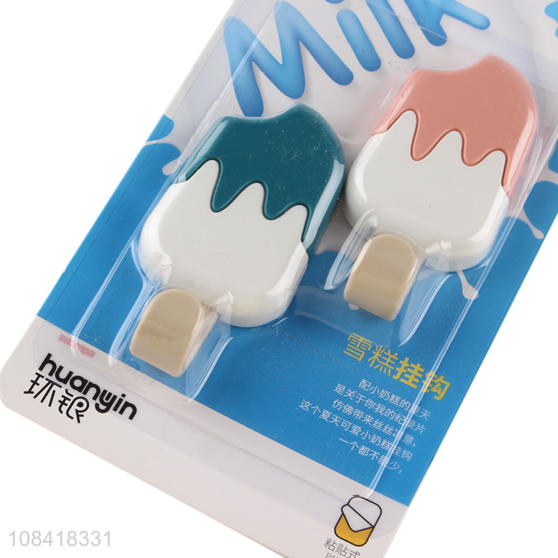 Good wholesale price creative ice cream decor sticky hooks