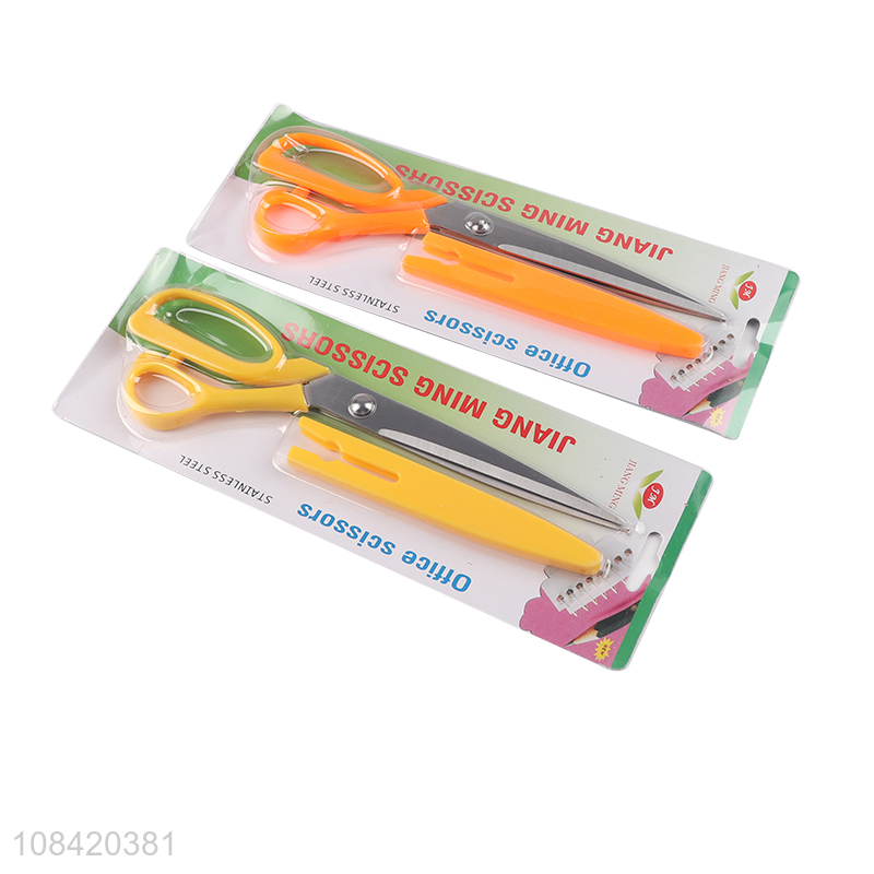 Popular products plastic cover safe school office scissors