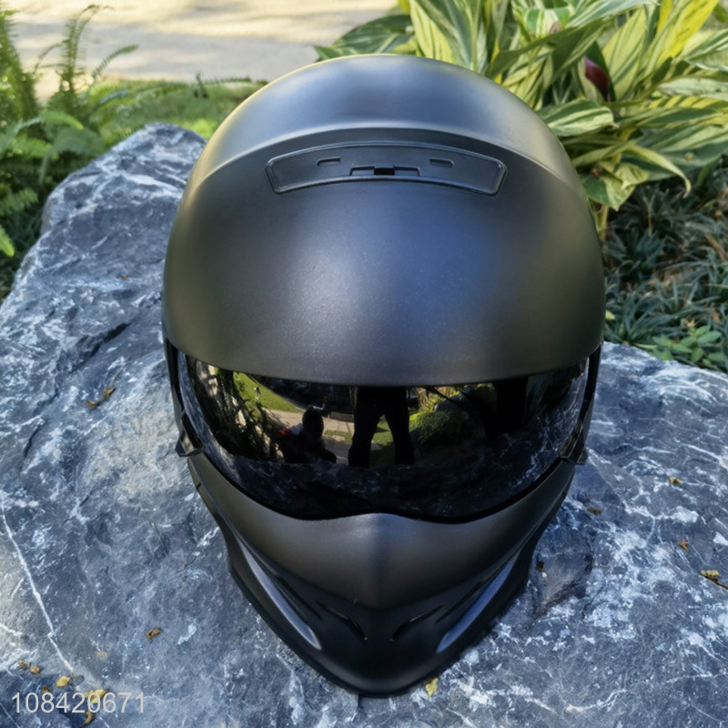 Wholesale vintage full face motorcycle helmet black scorpion helmet