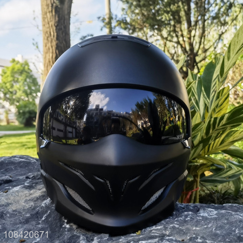 Wholesale vintage full face motorcycle helmet black scorpion helmet