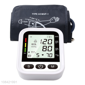 High quality voice broadcast automatic arm blood pressure monitor sphymomanometer