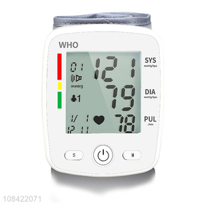 China imports high accuracy voice broadcast automatic wrist blood pressure monitor