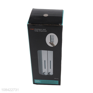 Online wholesale 2pieces shampoo and soap dispenser