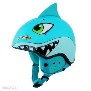 Wholesale safety children cycling skating helmet cute animal helmet