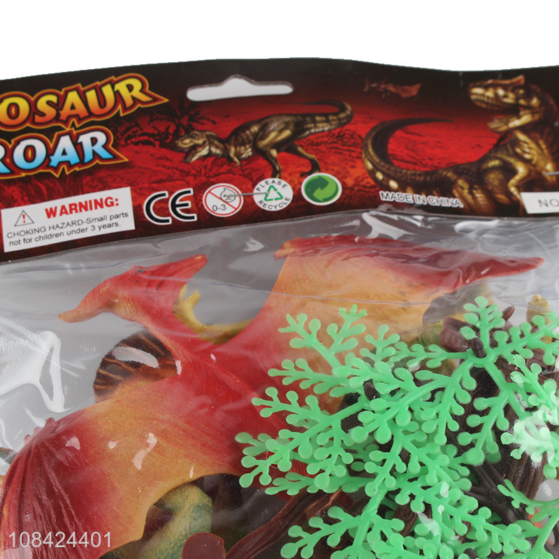 Wholesale eco-friendly soft plastic dinosaur toys