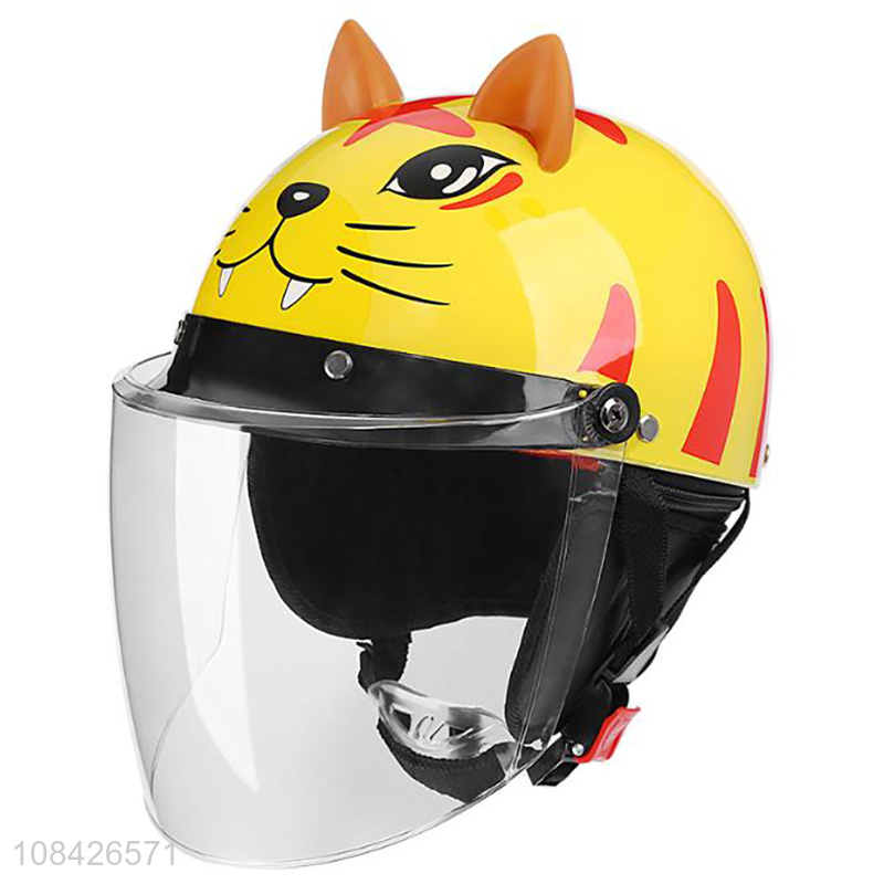 Cute design cartoon children sports cycling helmet for sale