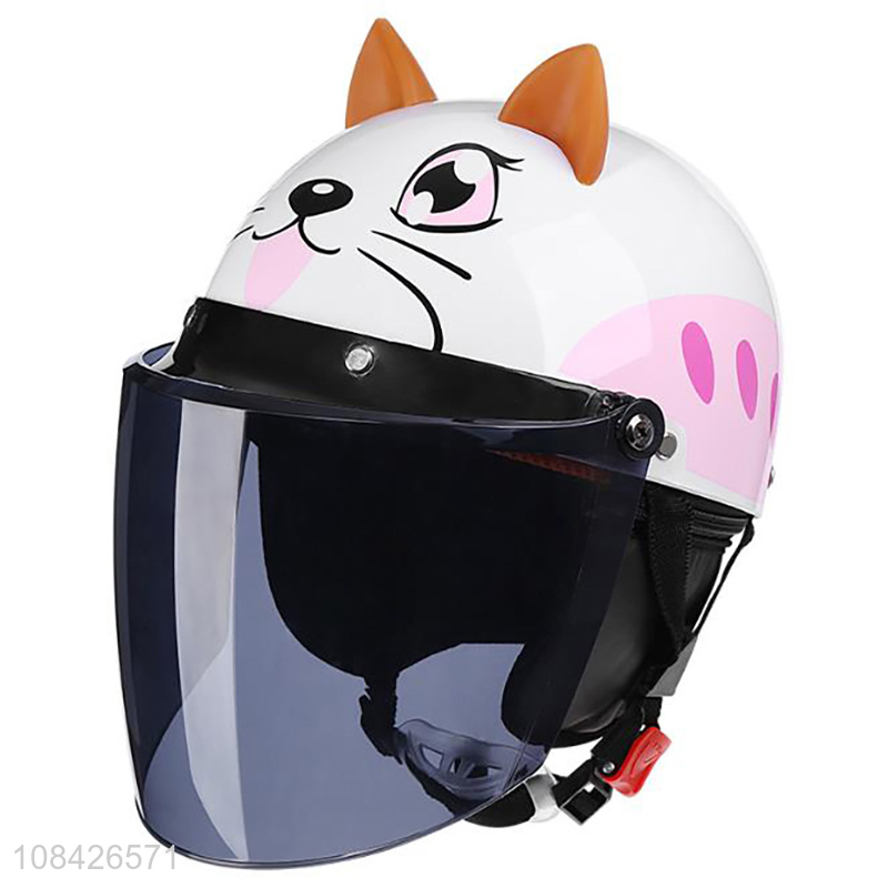 Cute design cartoon children sports cycling helmet for sale