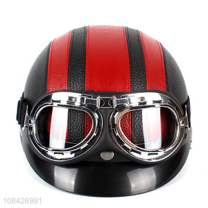 Wholesale price fashion safety <em>helmet</em> with wind goggles