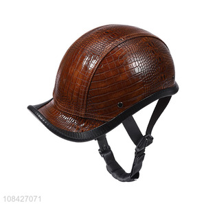 Creative design retro scoop <em>helmet</em> fashion half-<em>helmet</em>