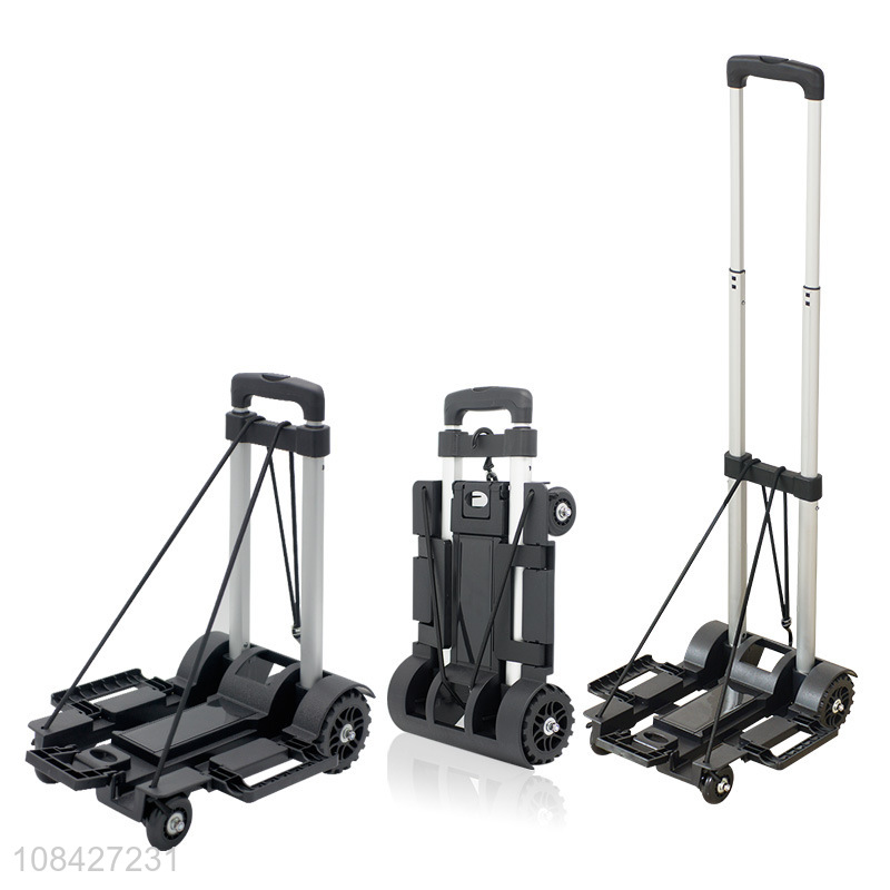 Yiwu direct sale telescopic luggage cart trailer