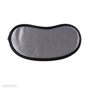 Yiwu wholesale simple plain satin eye mask for unisex